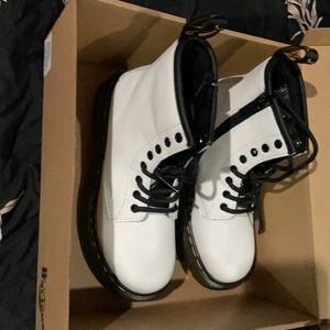 Brand New White Dr Martens Size 13 Kids